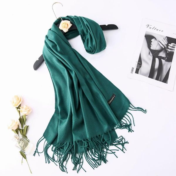 

scarves pure color scarf 250g cashmere wool with short thorns neckerchief no hair loss wild warmth men winter shawl bandana, Blue;gray