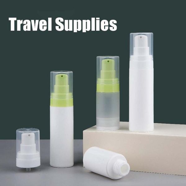 

storage bottles & jars 15ml 30ml 50ml pp frosted airless bottle lotion essence refillable make up pump
