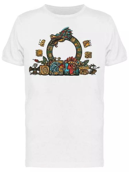 

Kukulkan Tee Men's -Image by Shutterstock, White;black