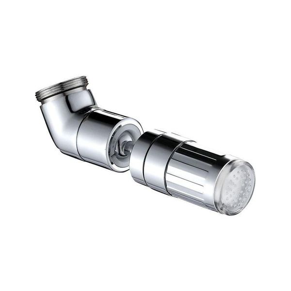 

other faucets, showers & accs universal splash filter faucet 720Â° rotate water outlet luminous colorful led color changing bubbler 2 model c