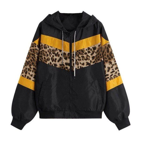 

women's sweater and hoodie in spring autumn jackets, Black;brown