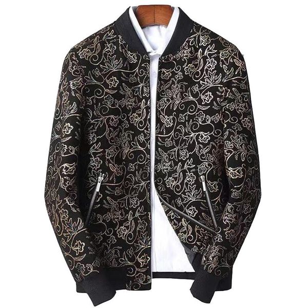 

version of korean slim baseball business men fashion real sheep leather jackets men's & faux, Black