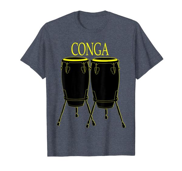 

conga musician t-shirt, White;black