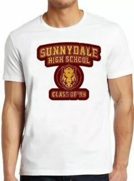

sunnydale high school class of '99 buffy the vampire cool gift tee t shirt 4196, White;black