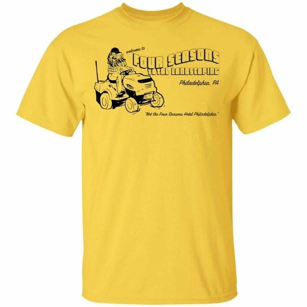 

four seasons total landscaping t-shirt shipping from us, White;black