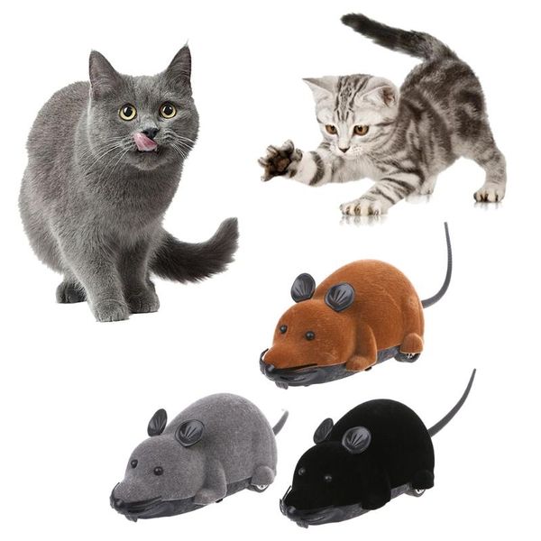 

simulation mouse remote control prank trick gifts cats interactive electric toys home cat