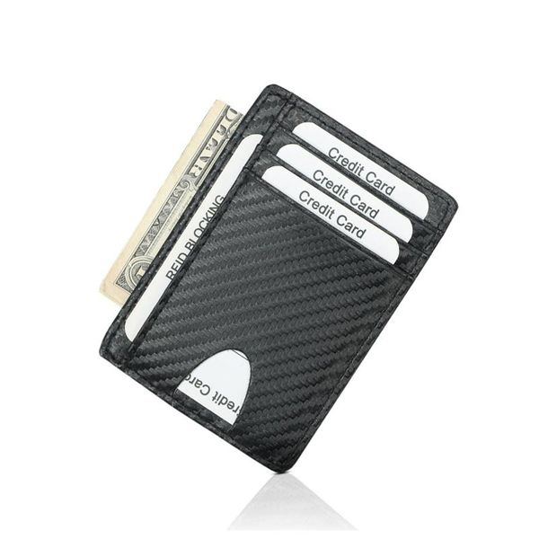 

wallets 2021 minimalist slim leather wallet for men women thin mini small male female coin purse money bag waller walket, Red;black
