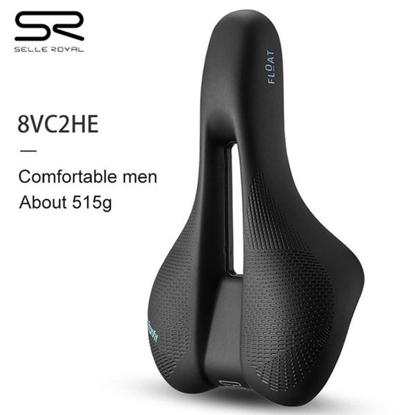 

bike saddles selle royal italy mtb bicycle saddle rail hollow breathable absorption rainproof soft memory sponge casual cycling seat