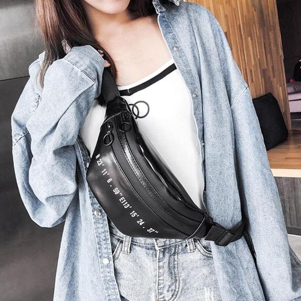 

waist bags women chest pack casual leather travel hip fanny pouch shoulder