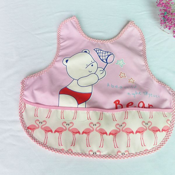 

mother products baby waterproof eating clothes children's bib