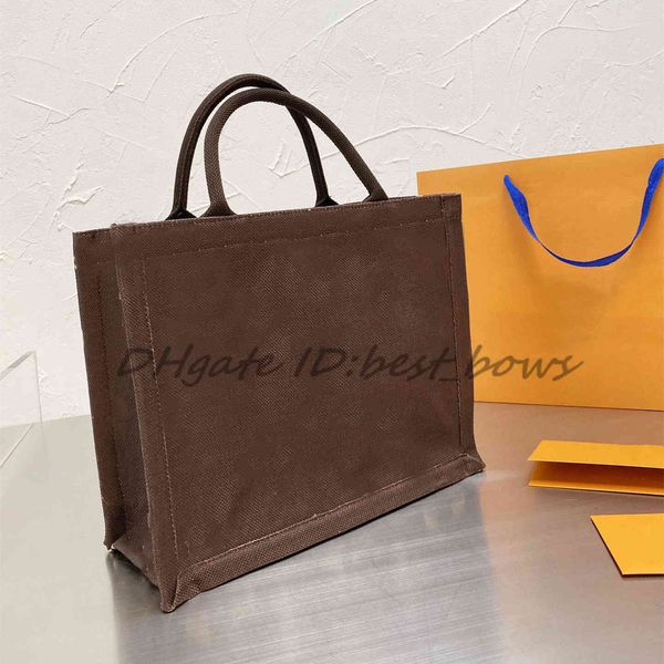 

luxurys designers women shoulder bag genuine leather ladies casual totes girl capacity travel canvas shopping bags famous