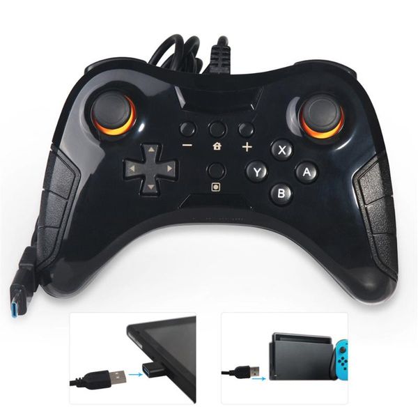 

game controllers & joysticks 2-in-1 wired gamepads for switch gaming console pro controller gamepad joystick support x input on pc