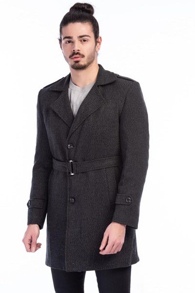 

men's jackets dewberry male anthracite overcoat-1020001 p8320.., Black;brown