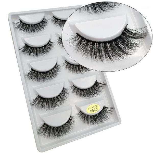 

lehuamao mink lashes 3d wispy eye eyelashes natural eyelashes1