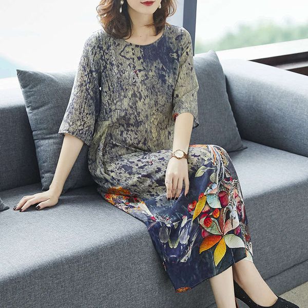 

women's casual dresses summer decor silk dress, Black;gray