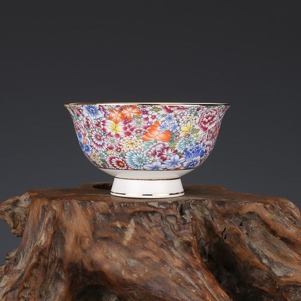 

qing dynasty qianlong year mark pastel flower bowl antique enamel ceramic collection bowls