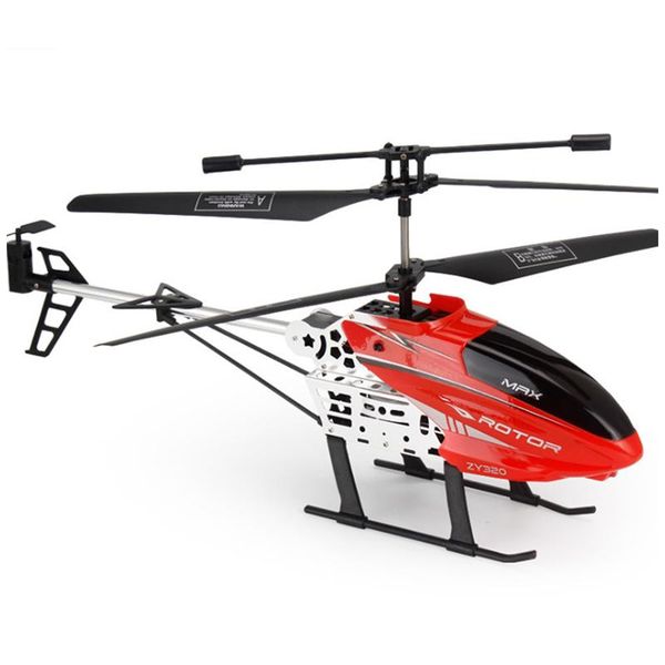 

drones zy320 3.5ch material abs alloy altitude hold fall resistant remote control helicopter aircraft rtf with usb charging cable body