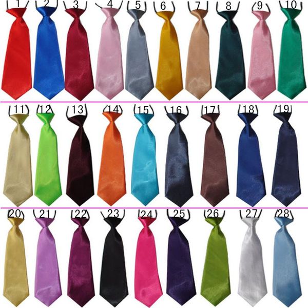 

dog apparel 100pc/lot solid colors large ties for big dogs neckties pet grooming accessories