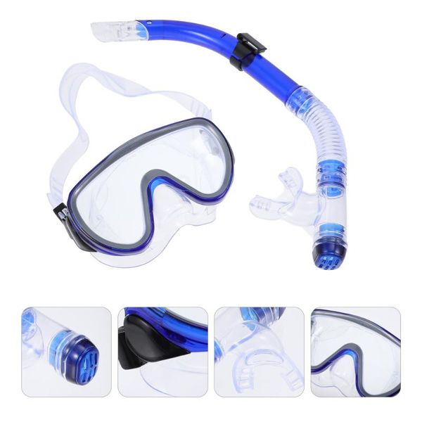 

diving masks 1 set dry snorkel mask snorkeling gear with tube and seal