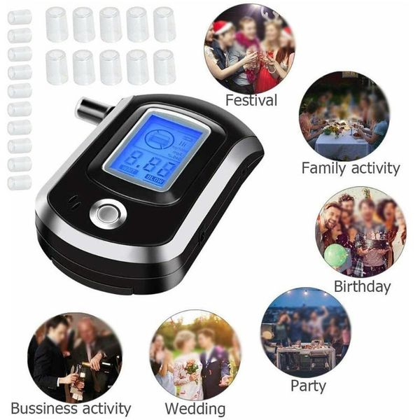 

alcoholism test breath analyzer tester breathalyzer digital lcd stable performance