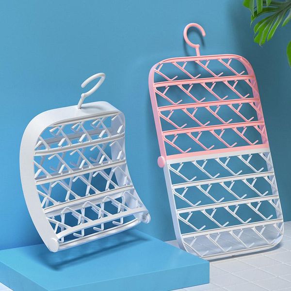 

ly multifunctional foldable socks clip hanger hanging drying racks for underwear te889 hangers &