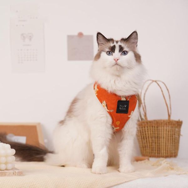 

cat collars & leads vest-style harness durable leash outing supplies accessories small dog