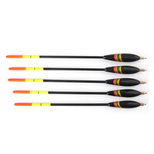

fishing accessories 5 pcs multi-size wooden float widening tail vivid color mck99