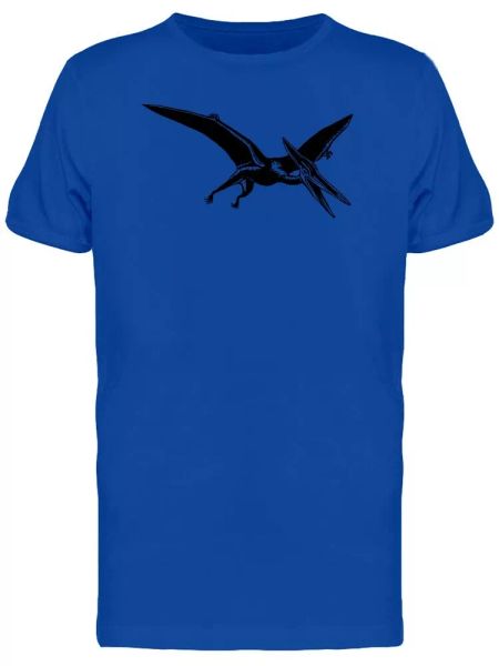 

flying pterodactyl sketch men's tee -image by shutterstock, White;black