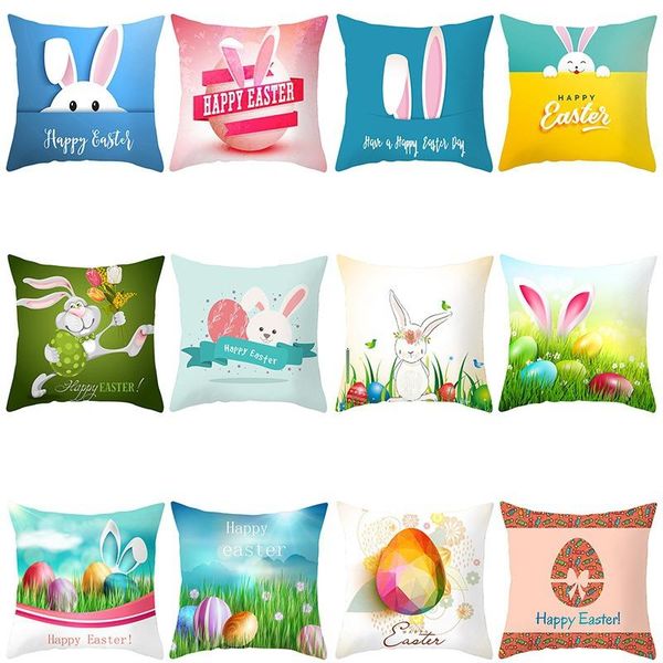 

pillow case happy throw cushion cover sofa pillowcase colorful cute covers u