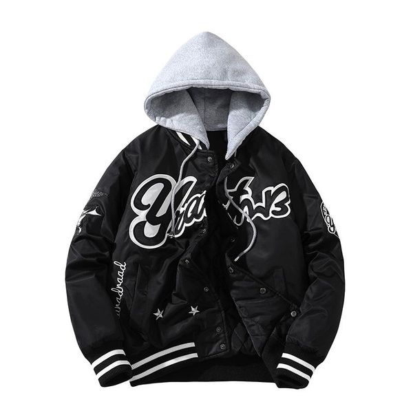 

women's jackets 2021 arrival autumn couple heart foaming print oversize baseball jacket women bomber coat varsity vintage, Black;brown