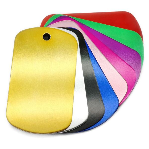 

dog tag,id card 20pcs/lot aluminum military pet id tag custom engraved name phone no. pendant personalized cat puppy collar accessories