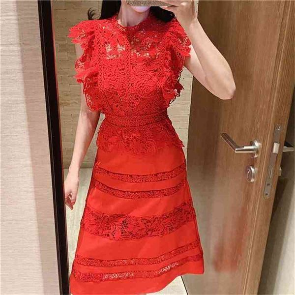 

summer women bandage dress vestidos tank lace mesh sleeveless bodycon clubwears celebrity runway party 210603, Black;gray