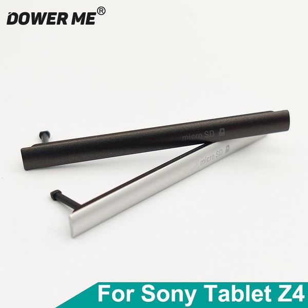 

cell phone anti-dust gadgets dower me micro sd port cover sim card slot dust plug for sony tablet z4 sgp771 10.1"