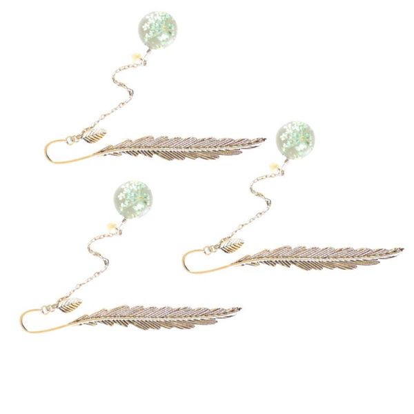 

3pcs original dried flower page marker stationery (random style) bookmark