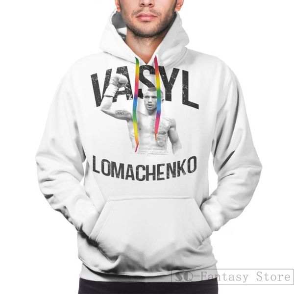 

men's hoodies & sweatshirts mens sweatshirt for women funny vasyl lomachenko(4) print casual longsleeve coat streatwear, Black