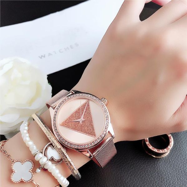 

wristwatches luxury women watches brand lady dress designer ladies diamond watch rose gold wrist simple bracelet clock, Slivery;brown
