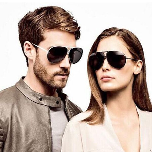 

sunglasses metal pilot frame for men two pairs of lenses women, White;black