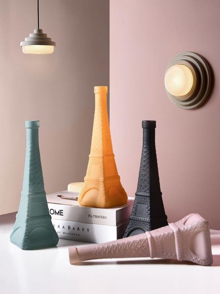 

vases ins creative tower shape glass vase macaron cute decorative deskcabinet porch home decoration accessories modern