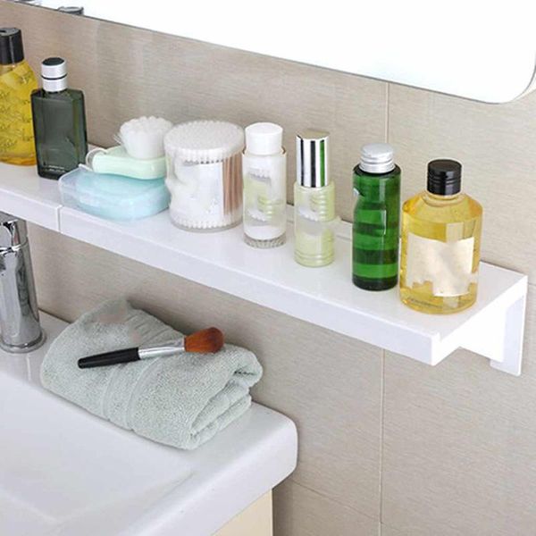 

bathroom storage & organization shelf suction cup rack punch wall organizer kitchen display shelves und sale