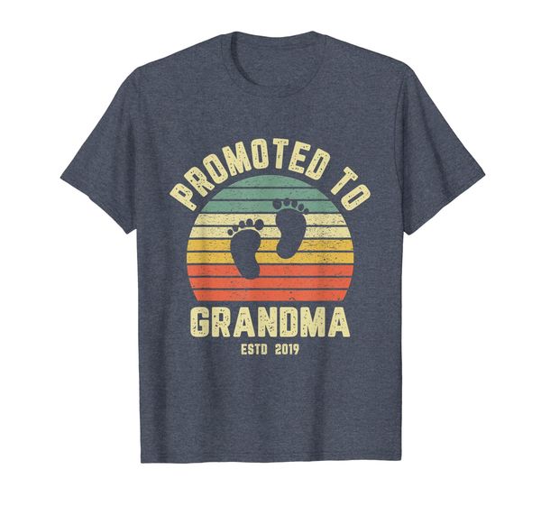 

Vintage Promoted to Grandma 2019 Shirt New Grandma T-Shirt T-Shirt, Mainly pictures