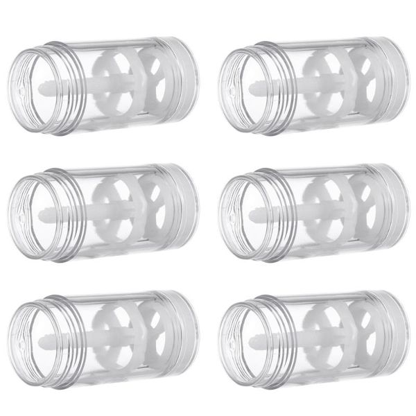 

storage bottles & jars 6pcs 30ml empty deodorant containers twist-up refillable