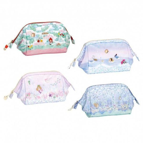 

printing makeup bags with multicolor pattern cute cosmetics pouchs for travel ladies organizer pouch women cosmetic bag & cases