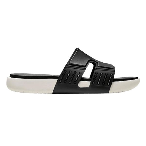 

hydro 8 slide anthracite mens slippers retros 8s flip flop size us -11 version cd2803 002, Black