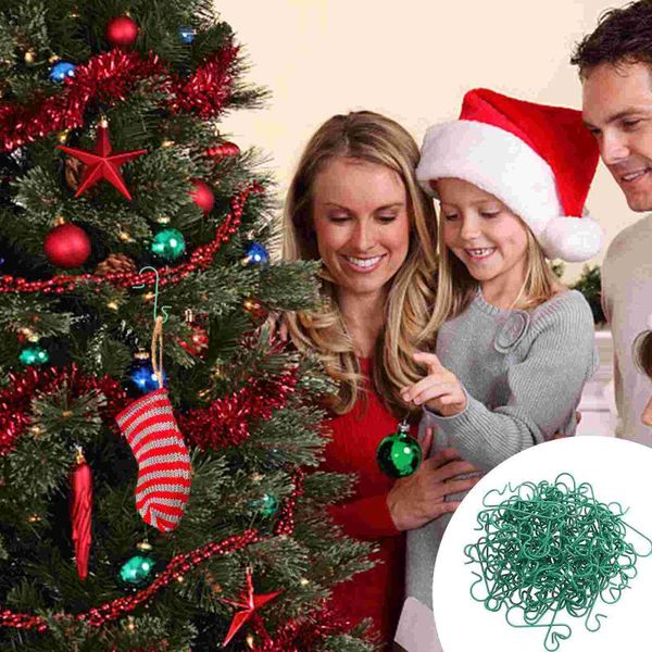 

hooks & rails 200pcs xmas decor metal tree ornaments for party