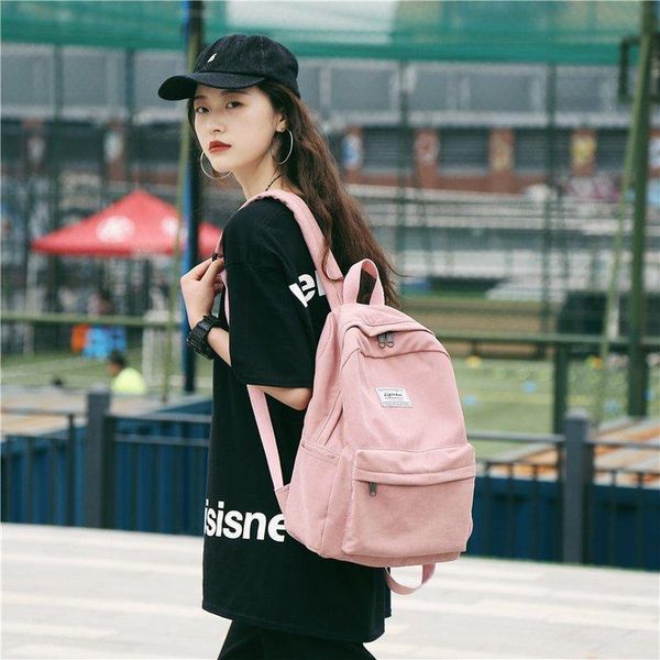 

backpack pb3717 2021 simple and casual fashion college student women