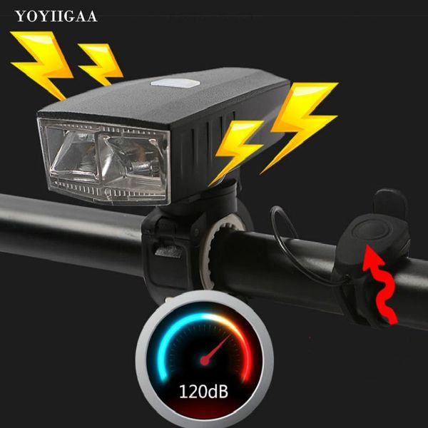 

bike horns bicycle bell electric horn light headlight smart handlebar ring bells cycling accessorie