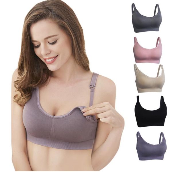 

bras breastfeeding bra pregnancy clothes maternity nursing feeding for pregnant women, Red;black