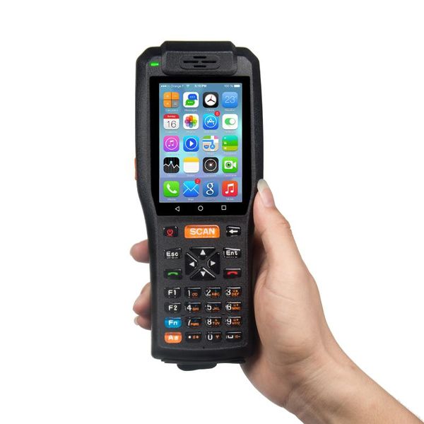 Terminale Android per lettore NFC Bluetooth wireless 3G portatile con scanner per stampante