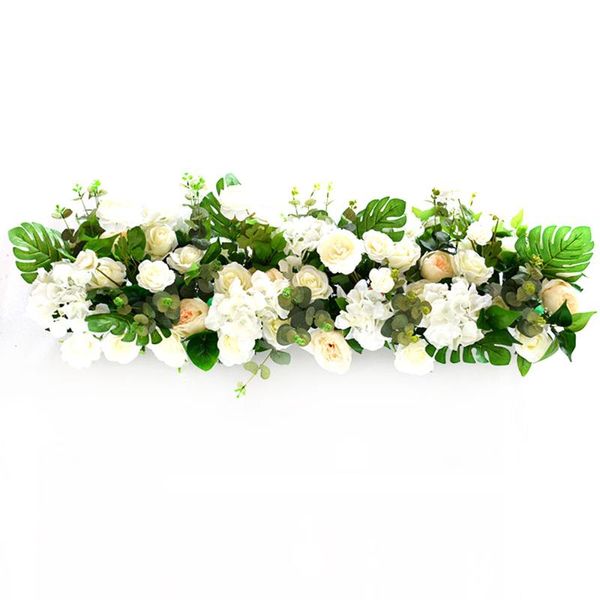 

decorative flowers & wreaths artificial rose road guide flower arch door decoration simulation christmas floral background wall