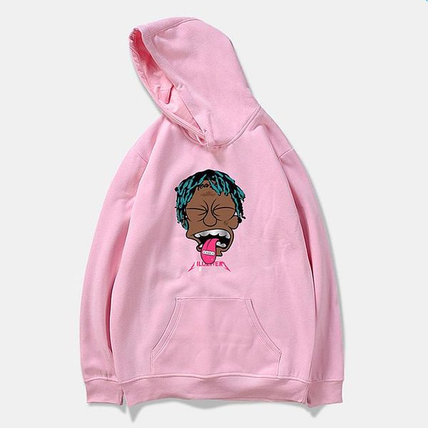 

men's hoodies & sweatshirts cool lil uzi vert men women the real vs. world casual hoodie sweatshirt hip hop jacket brand clothes, Black